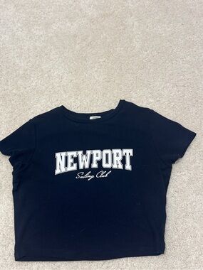 Garage Black NEWPORT Sailing Club Graphic Tee